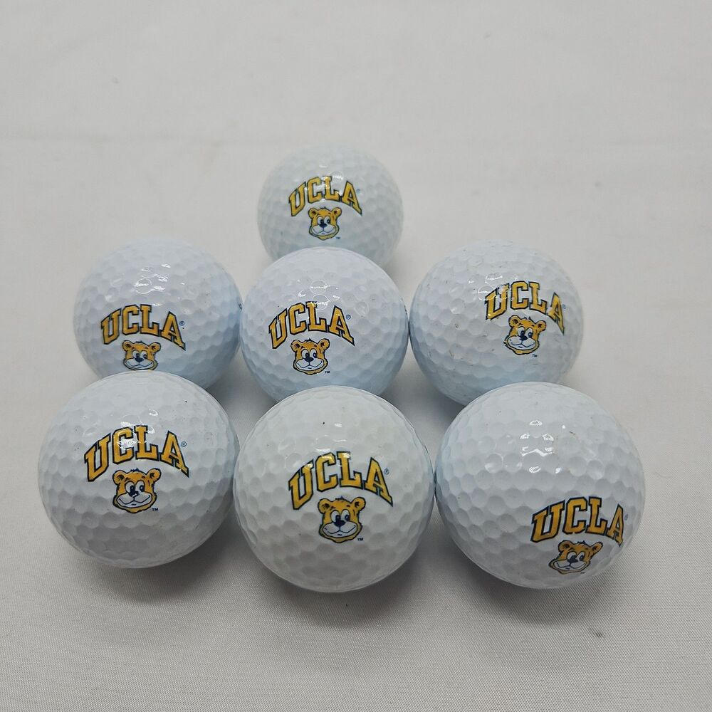 Lot of 7 UCLA Bruins Ram Tour Brand Golf Balls